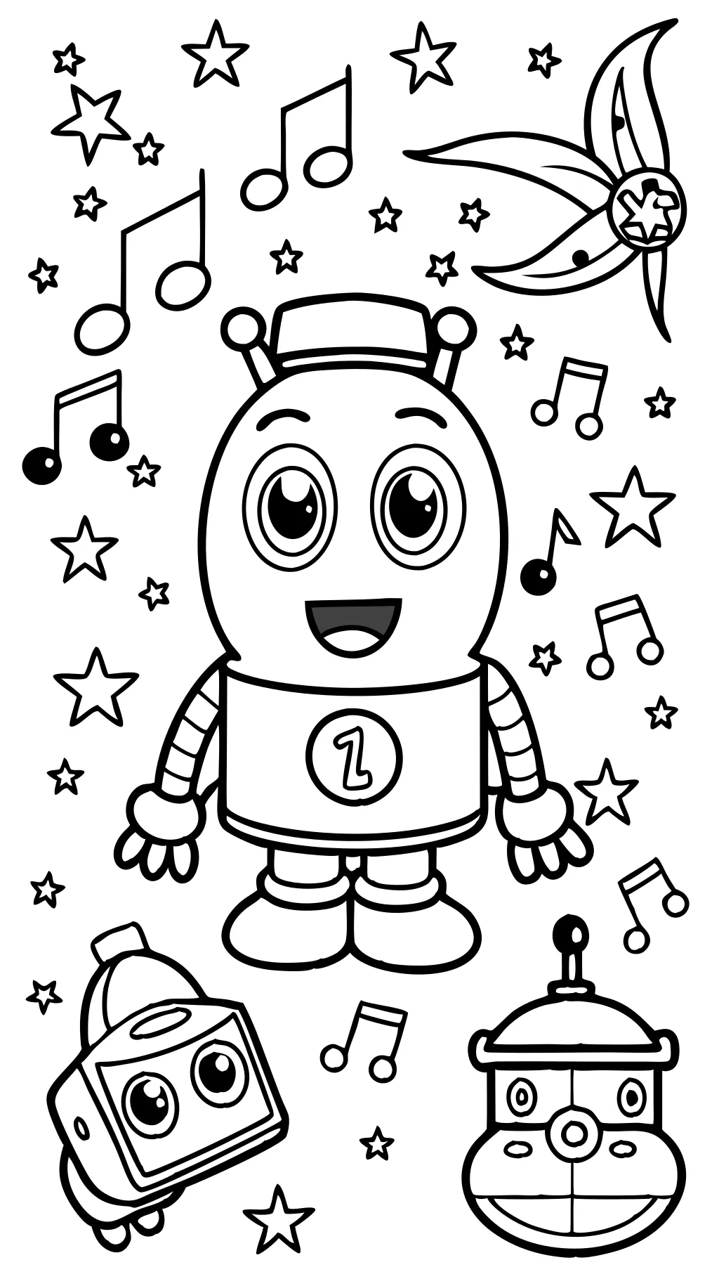 story bots coloring pages